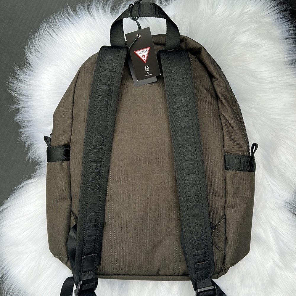 New GUESS Vice Logo Triangle Backpack - Picture 6 of 9